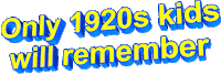 only 1920s kids will remember yellow blue text Sticker by AnimatedText