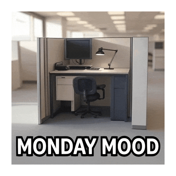 Lunes Monday Mood Sticker