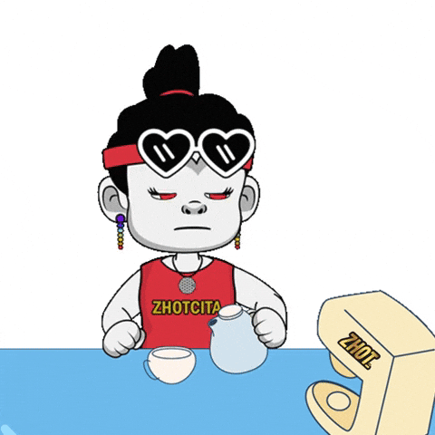 Tired Coffee GIF by Zhotcita