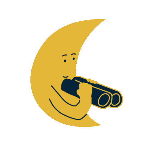 Luna Sticker by TINYCOTTONS