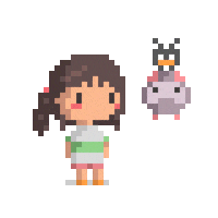 studio ghibli pixel Sticker by Kye Cheng