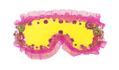 pink glasses Sticker