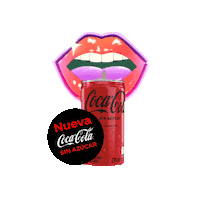 Drink Lipstick Sticker by Coca-Cola