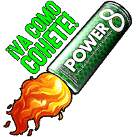 Power8 energy snap Energy drink chenoa Sticker