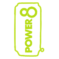 Power8 energy snap Energy drink chenoa Sticker