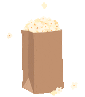 Movie Popcorn Sticker