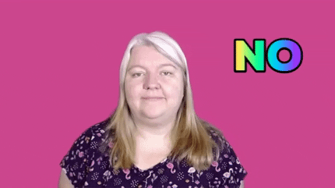 Noo GIF by Danielle Bayes