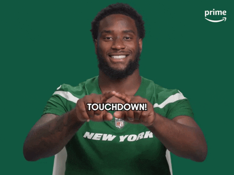New York Touchdown GIF by NFL On Prime
