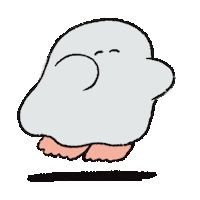 Ghost Gisoshussha Sticker