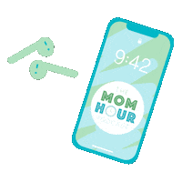 themomhour podcast themomhour Sticker