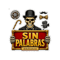 Skull Impresionado Sticker