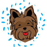 Dog Love Sticker by Perfumeria Fetiche