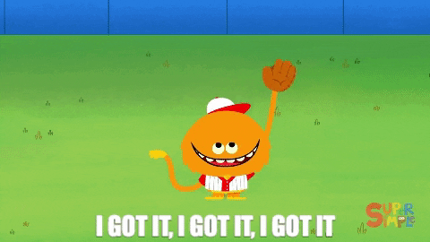 you're out opening day GIF by Super Simple
