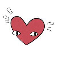 TenderRebellions love heart like blink Sticker