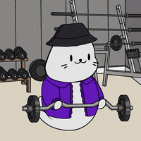Work Out Art GIF by Sappy Seals Community