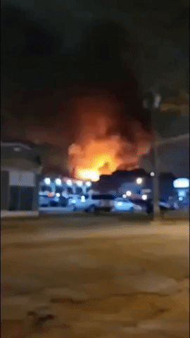 Late-Night Fire Destroys Four Buildings Under Construction in Dallas