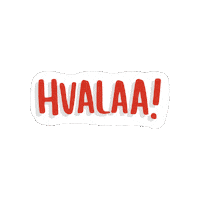 Hvala Sticker
