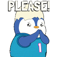 Forgive Me Please Sticker by Pudgy Penguins