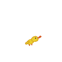 Duck Chick Sticker by Allie the Ellie