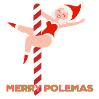 Sliding Feliz Navidad Sticker