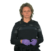 Werk Handschoenen Sticker by Politie Zeeland-West-Brabant