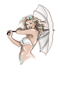 Marilyn Monroe Girl Sticker