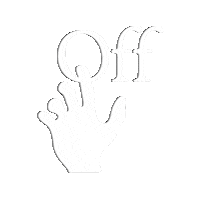 off____white floating off-white Sticker