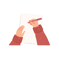 Skrivstreak Sticker by wrinspo