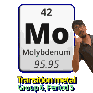 Mo Transition Metals Sticker