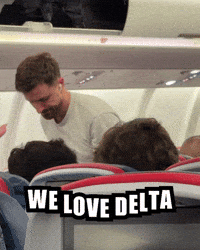 United Airlines Delta GIF by Respective