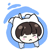 juheeyu cat water kitty pool Sticker