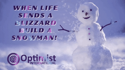 Snowman Blizzard GIF by Optimist International