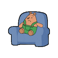 Tired Sticker