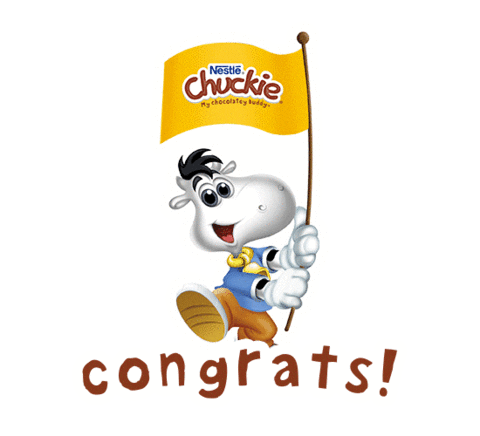 nestlechuckie giphyupload congrats congratulations back to school Sticker