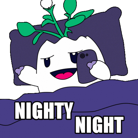 Tired Good Night Sticker by Magic Eden