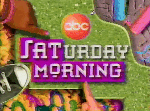 saturday morning 90s GIF