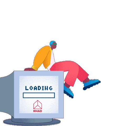 Design Waiting Sticker by RHAD