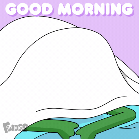 Sleepy Good Morning GIF by fwogs