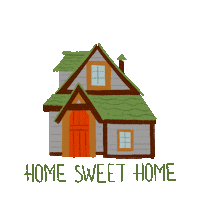 byalba home casa stayhome staysafe Sticker