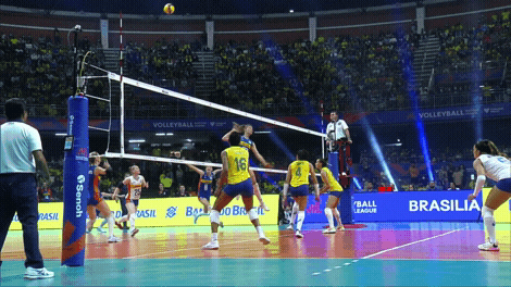 Brazil Wow GIF by Volleyball World