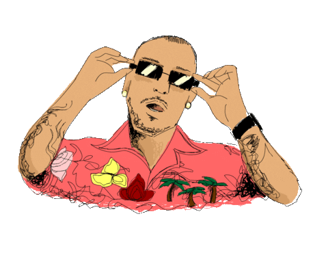 j balvin sticker by Cardi B