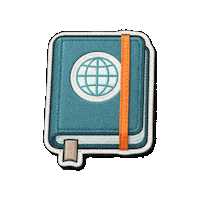 beyond9to5_travel sticker travel aesthetic minimal Sticker