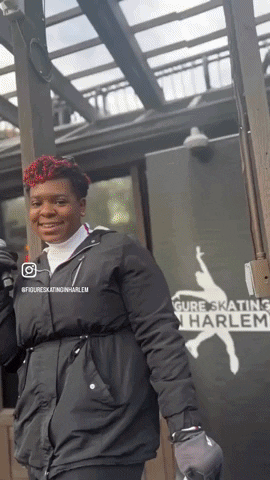 erinFSH giphygifmaker figureskating figureskatinginharlem blackgirlsskate GIF