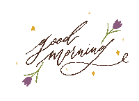 Good Morning Sticker
