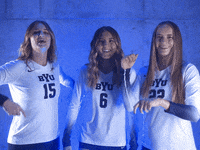 Ncaa Volleyball Sport GIF by BYU Cougars
