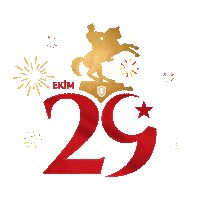 Ataturk 29Ekim Sticker by İzmir Özel Türk Koleji