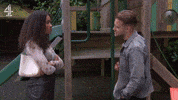 Awkward Fall GIF by Hollyoaks