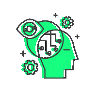 GreenParrot marketing ai digital computer Sticker