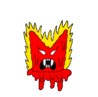 Angry Chompton Sticker by Pablo