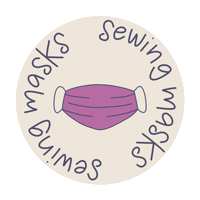 Mask Sew Sticker
